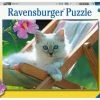 Ravensburger Puslespill Kattunge I Solstol 200 Biter -jollyroom Salg 10113289 2158 1