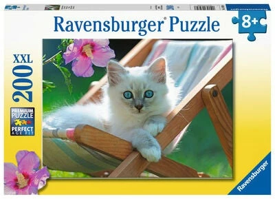 Ravensburger Puslespill Kattunge I Solstol 200 Biter 3 Ravensburger Puslespill Kattunge I Solstol 200 Biter