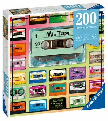Ravensburger Puslespill Mix Tape, 200 Brikker 3 Ravensburger Puslespill Mix Tape, 200 Brikker