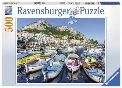 Ravensburger Puslespill Fargerik Småbåthavn, 500 Brikker 4 Ravensburger Puslespill Fargerik Småbåthavn, 500 Brikker - Bilde 2