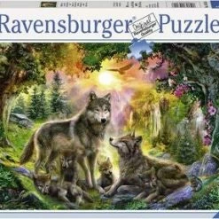 Ravensburger Puslespill Ulvefamilie I Sollys 500 Biter -jollyroom Salg 10214745 2158 4b
