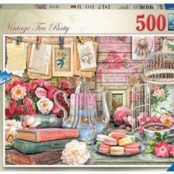 Ravensburger Vintage Tea Party Puslespill 500 Brikker