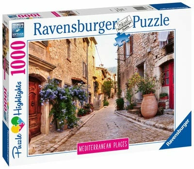 Ravensburger Puslespill Middelhavet Frankrike 1000 Brikker 3 Ravensburger Puslespill Middelhavet Frankrike 1000 Brikker