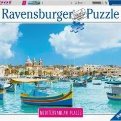 Ravensburger Puslespill Middelhavet Malta 1000 Brikker
