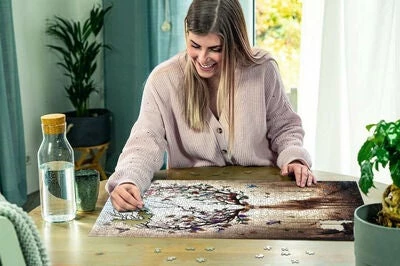 Ravensburger Fantasy Deer Puslespill 1000 Brikker 4 Ravensburger Fantasy Deer Puslespill 1000 Brikker - Bilde 2