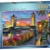 Ravensburger Puslespill Tower Bridge Ved Solnedgang 1000 Brikker