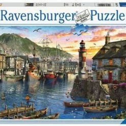 Ravensburger Sunrise At The Port Puslespill 500 Brikker