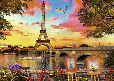 Ravensburger Puslespill The Seine Paris 1000 Brikker 4 Ravensburger Puslespill The Seine Paris 1000 Brikker - Bilde 2