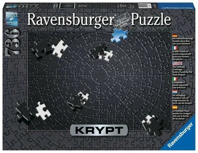 Ravensburger Puslespill Krypt Black 736 Brikker 3 Ravensburger Puslespill Krypt Black 736 Brikker
