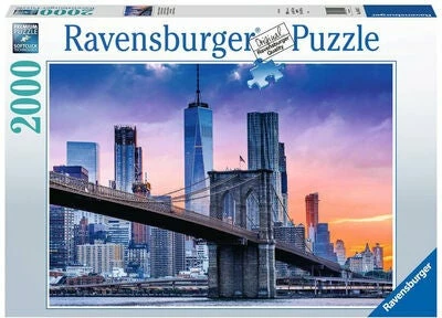 Ravensburger New York Skyline Puslespill 2000 Brikker 3 Ravensburger New York Skyline Puslespill 2000 Brikker