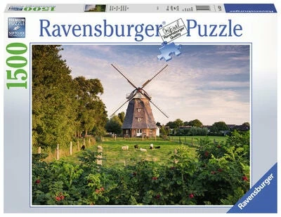 Ravensburger Puslespill Vindmølle Ved Østersjøen 1500 Brikker 3 Ravensburger Puslespill Vindmølle Ved Østersjøen 1500 Brikker