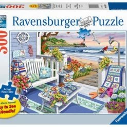 Ravensburger Puslespill Solskinn På Kysten 300 Brikker, Større Brikker
