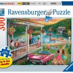 Ravensburger Sommer Ved Sjøen Puslespill 300 Brikker, Større Brikker