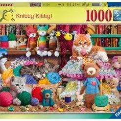 Ravensburger Puslespill Garnkatten 1000 Brikker
