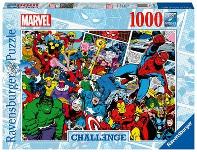 Ravensburger Puslespill Challenge Marvel 1000 Brikker 3 Ravensburger Puslespill Challenge Marvel 1000 Brikker