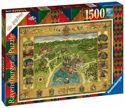 Ravensburger Puslespill Harry Potter: Hogwarts Kart 1500 Brikker 3 Ravensburger Puslespill Harry Potter: Hogwarts Kart 1500 Brikker