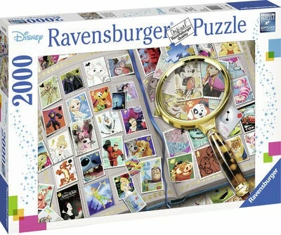 Ravensburger Puslespill Disney Frimerker 2000 Brikker 3 Ravensburger Puslespill Disney Frimerker 2000 Brikker