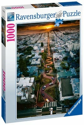Ravensburger Puslespill San Francisco Lombard Street 1000 Brikker 3 Ravensburger Puslespill San Francisco Lombard Street 1000 Brikker