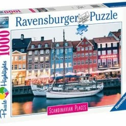 Ravensburger Puslespill Skandinavia KĂžbenhavn Island 1000 Brikker