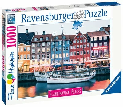 Ravensburger Puslespill Skandinavia København Island 1000 Brikker 3 Ravensburger Puslespill Skandinavia København Island 1000 Brikker