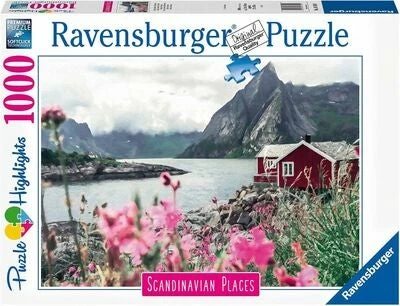 Ravensburger Puslespill Skandinavia: Reine Lofoten 1000 Brikker 3 Ravensburger Puslespill Skandinavia: Reine Lofoten 1000 Brikker