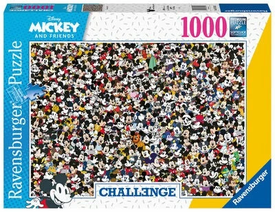 Ravensburger Puslespill Challange Mikke Mus, 1000 Brikker 3 Ravensburger Puslespill Challange Mikke Mus, 1000 Brikker