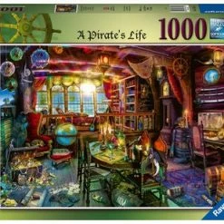 Ravensburger Puslespill Piratliv 1000 Brikker