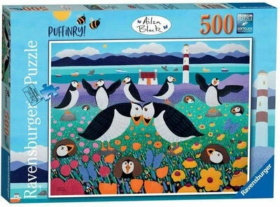 Ravensburger Puslespill Puffinry, 500 Brikker 3 Ravensburger Puslespill Puffinry, 500 Brikker