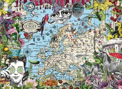 Ravensburger Puslespill Europakarta - Besynderlig Sirkus 500 Brikker 4 Ravensburger Puslespill Europakarta - Besynderlig Sirkus 500 Brikker - Bilde 2