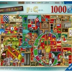Ravensburger Puslespill Awesome Alphabet F&G, 1000 Biter