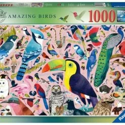 Ravensburger Puslespill Fantastiske Fugler 1000 Brikker