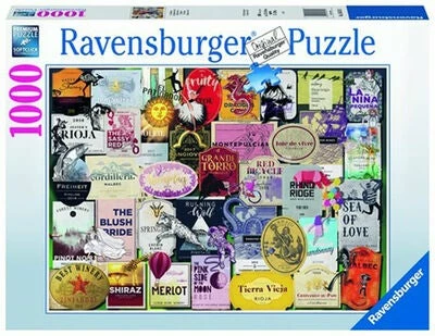 Ravensburger Pussel Wine Label Collection 1000 Brikker 3 Ravensburger Pussel Wine Label Collection 1000 Brikker
