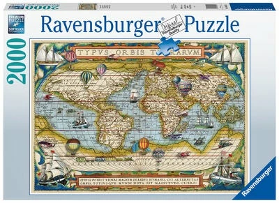 Ravensburger Puslespill Verden Rundt, 2000 Brikker 3 Ravensburger Puslespill Verden Rundt, 2000 Brikker