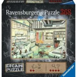 Ravensburger Puslespill Escape Laboratorium, 386 Biter