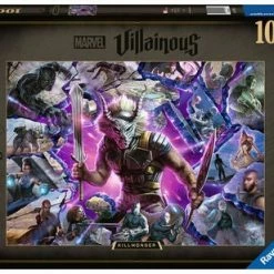 Ravensburger Puslespill Marvel Villainous Killmonger 1000 Brikker