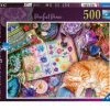 Ravensburger Puslespill Purrfect Peace 500 Brikker -jollyroom Salg 10216914 2158 1