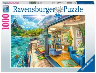 Ravensburger Puslespill Tropical Island Charter 1000 Brikker 3 Ravensburger Puslespill Tropical Island Charter 1000 Brikker