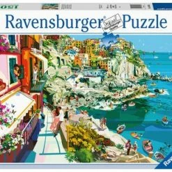 Ravensburger Puslespill Romance In Cinque Terre 1500 Brikker