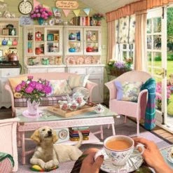 Ravensburger Puslespill The Tea House 1000 Brikker -jollyroom Salg 10216956 2158 2