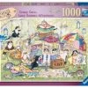 Ravensburger Puslespill Crazy Cats, Lazy Summer Afternoon 1000 Brikker
