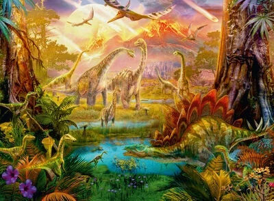 Ravensburger Puslespill Land Of The Dinosaurs 500 Brikker 4 Ravensburger Puslespill Land Of The Dinosaurs 500 Brikker - Bilde 2