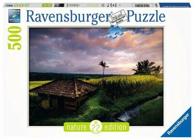 Ravensburger Puslespill Bali Rice Fields 500 Brikker 3 Ravensburger Puslespill Bali Rice Fields 500 Brikker