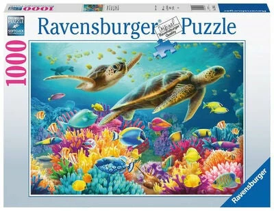 Ravensburger Puslespill Blue Underwater World 1000 Brikker 3 Ravensburger Puslespill Blue Underwater World 1000 Brikker