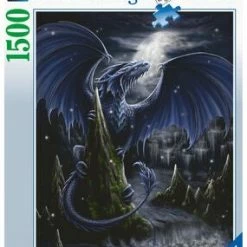 Ravensburger Puslespill The Dark Blue Dragon 1500 Brikker