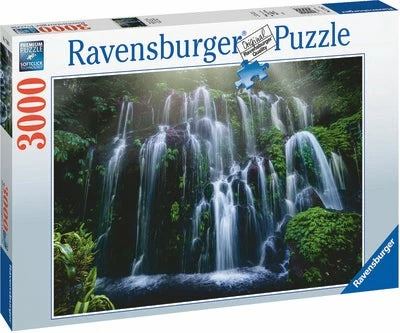 Ravensburger Waterfall Retreat Bali Puslespill 3000 Brikker 3 Ravensburger Waterfall Retreat Bali Puslespill 3000 Brikker
