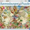 Ravensburger Puslespill Flora & Fauna World Map 3000 Brikker