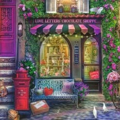 Ravensburger Puslespill Love Letters Chocolate Shop 1500 Brikker 5 Ravensburger Puslespill Love Letters Chocolate Shop 1500 Brikker -jollyroom Salg 10217136 2158 2