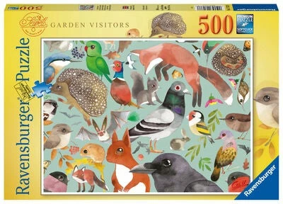 Ravensburger Puslespill Garden Visitors 500 Brikker 3 Ravensburger Puslespill Garden Visitors 500 Brikker