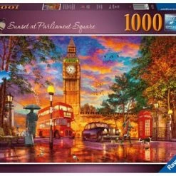 Ravensburger Puslespill Sunset At Parliament Square 1000 Brikker