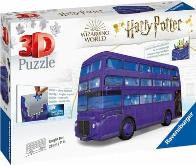 Ravensburger 3D-Puslespill Harry Potter Nattbuss 216 Brikker 3 Ravensburger 3D-Puslespill Harry Potter Nattbuss 216 Brikker